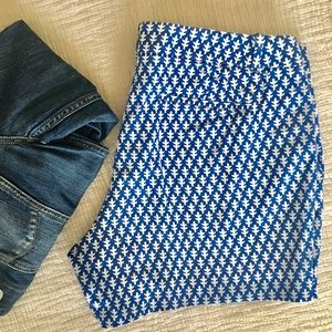 J. Crew Leaf Print Short